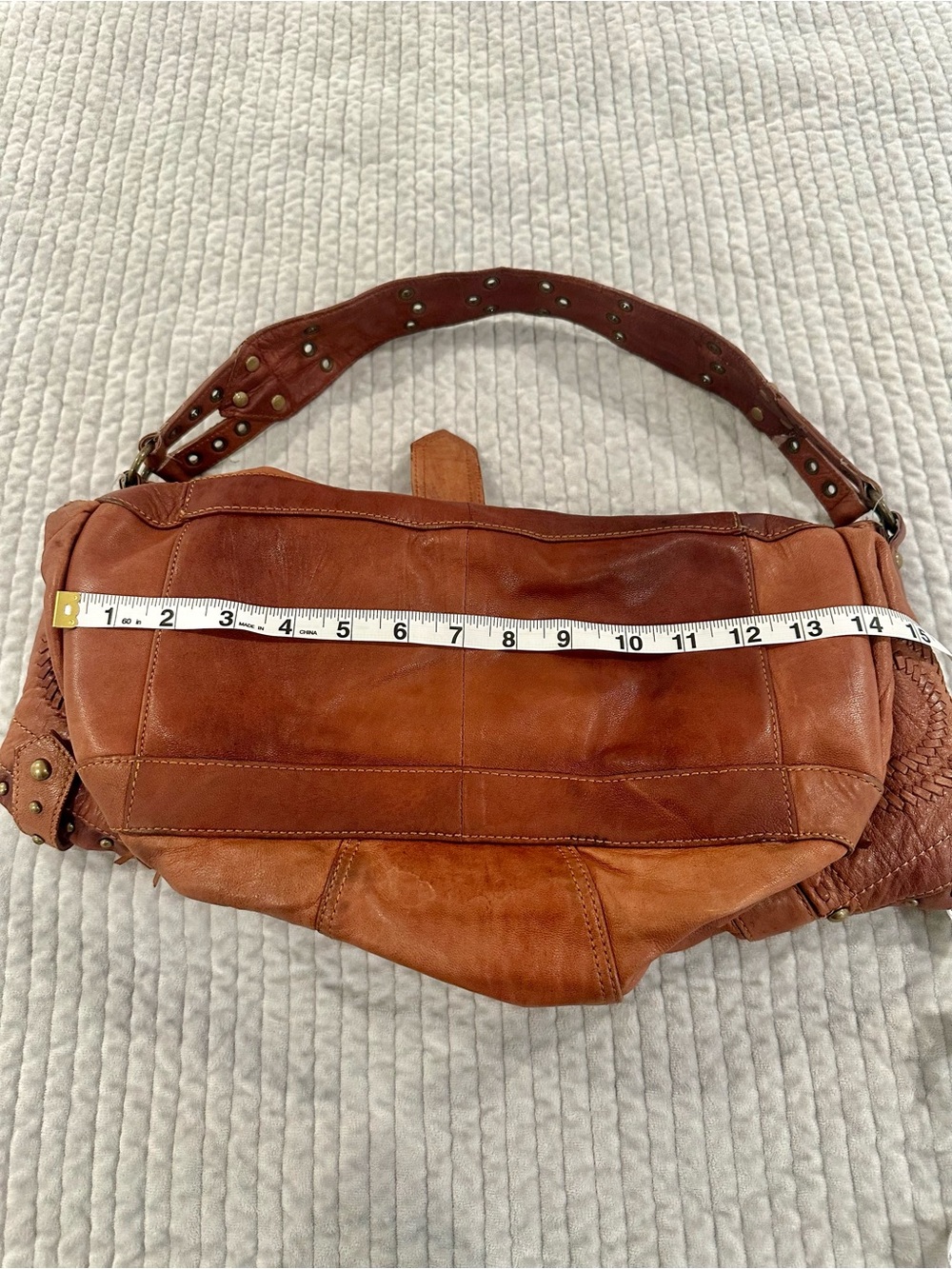 Betsey Johnson Y2K Vintage Authentic Genuine Leather Boho Bag - Picture 14 of 16